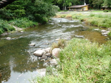 The river Akmena at Alijosiskes village