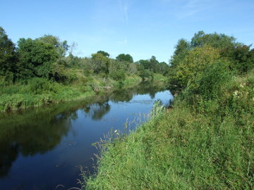 The river Barta in Latvia