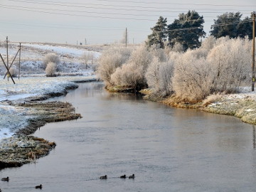 Река Дабикине у г. Акмяне