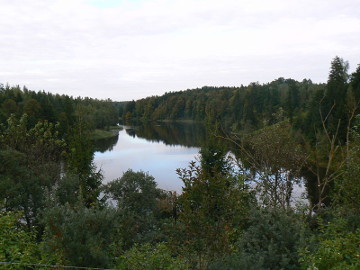 The river Gyneve. The Plikiai pond