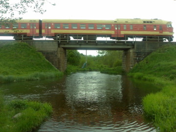 Ж.д. мост через реку Кена