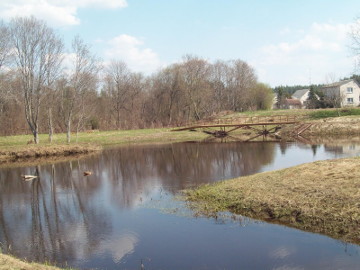 The river Kriauna at Varlyne village