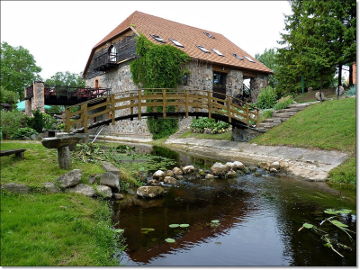 The river Levuo. Balsiai watermill