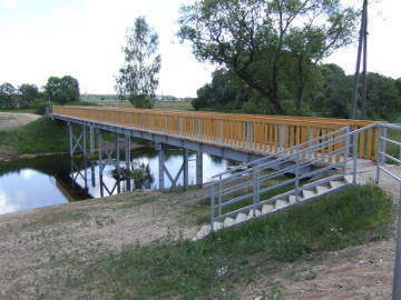 The river Levuo at the new Piniava bridge