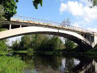 The river Levuo. The Paliuniskio bridge at 60.0 km