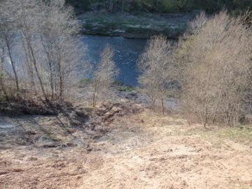 The river Minija from Dyburiai outcrop