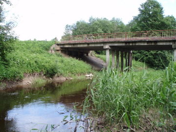 The river Mituva. The bridge at 50.5 km