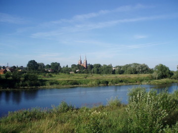 The river Mituva at Jurbarkas town