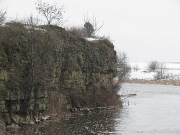 The river Musa. Outcrop at Raudonpamusis village