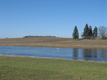 The river Musa at Lithuania-Latvia border