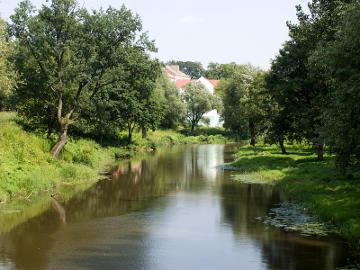 Река Писса в г. Гусев