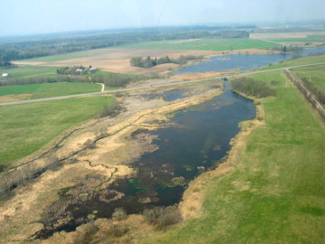 The river Serksne at Serksnenai village