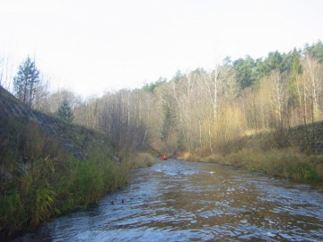 The river Sesuva at 1.9 km