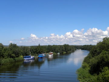 Река Шиша недалеко от устья