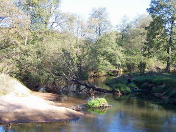 The river Ula at Krokslys village