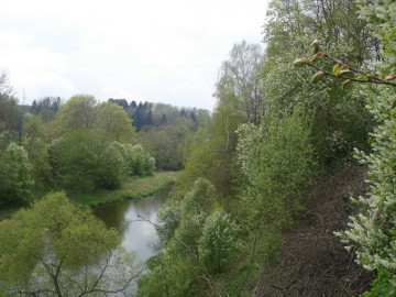 The river Verkne at Voseliunai village