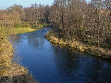 The river Merkys at Gureliai village