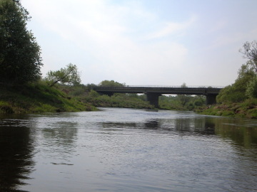 The river Nevezis at Kedainiai town