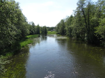 Река Швянтойи у деревни Илчюкай