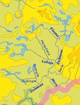 The river Zeimena basin